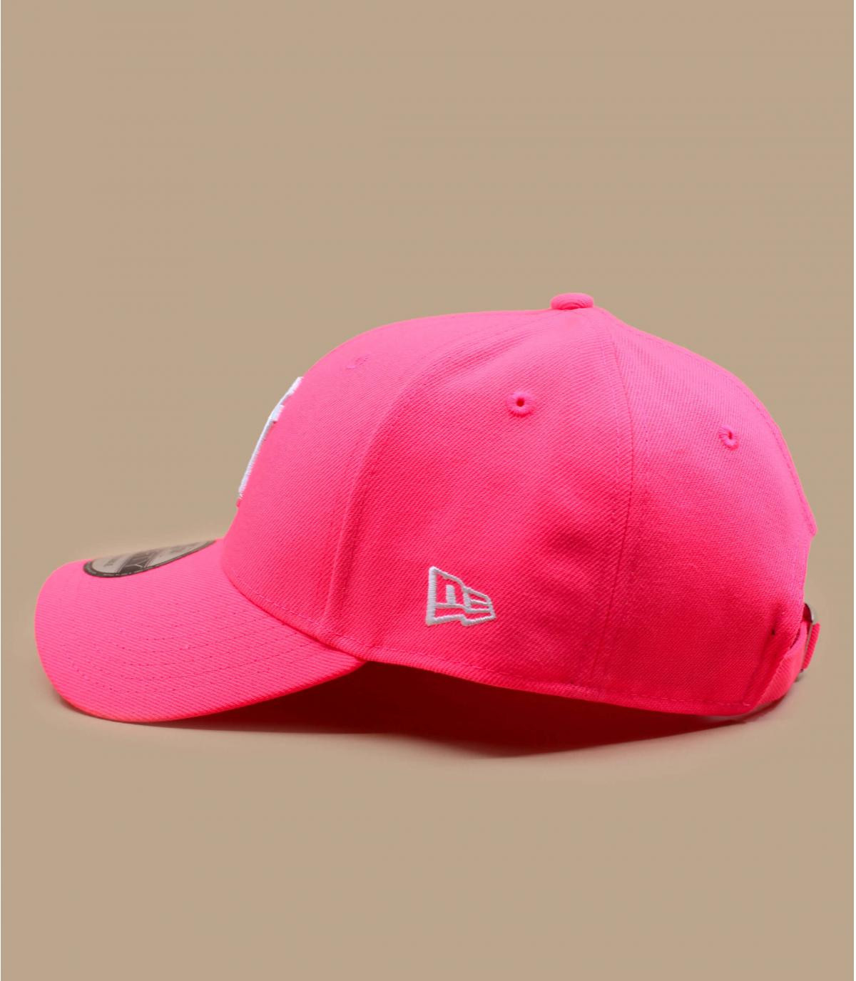 gorra ny rosa